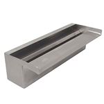 ProEco 12" Stainless Steel Waterfall Weir Spillway 1000 GPH