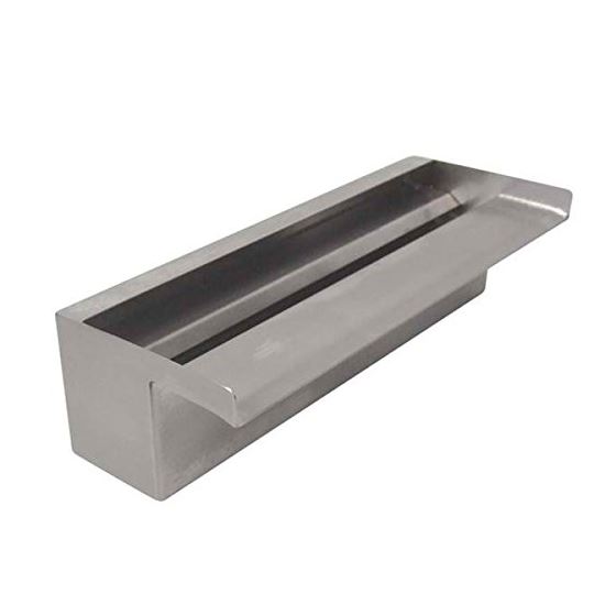 ProEco 12" Stainless Steel Waterfall Weir Spillway 1000 GPH