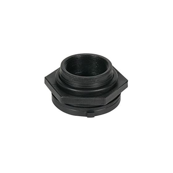 99124 Black Poly Bulk Head Fitting 1 And For Pond