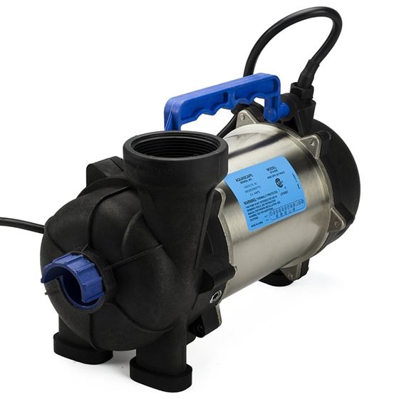 20003 4500 Submersible Pump for Ponds, Skimmer Filters, and Pondless Waterfalls, 4,500 GPH