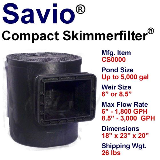 Compact Skimmerfilter Base Unit, Ponds up to 700 Gallons